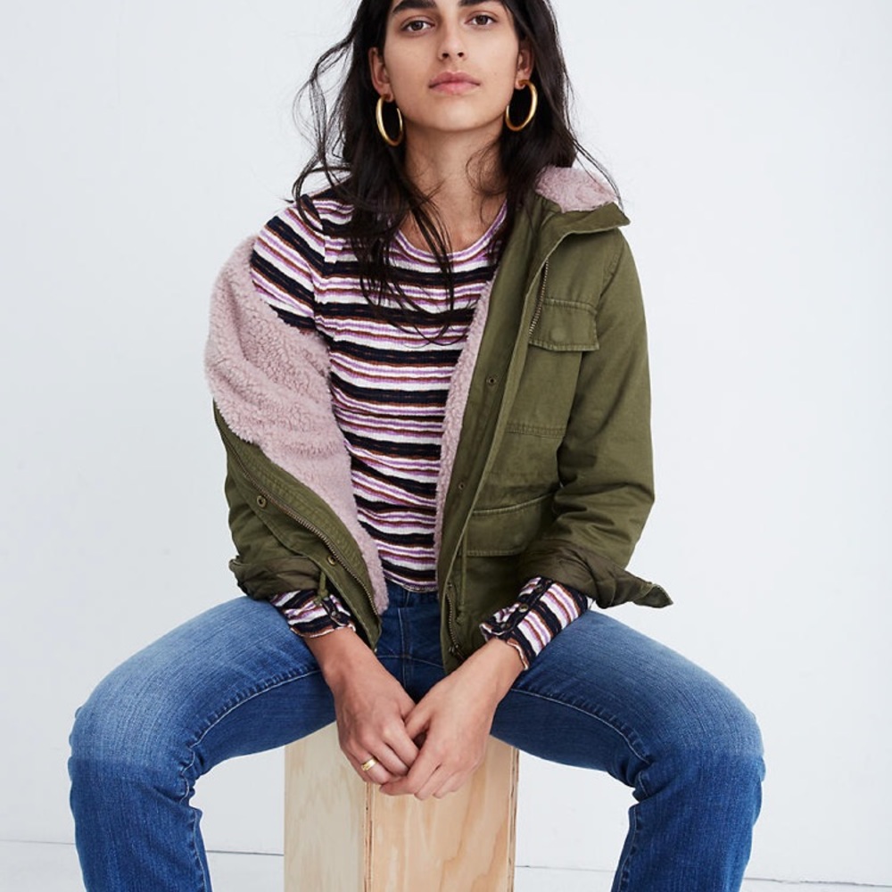 Madewell Olive Military Jacket